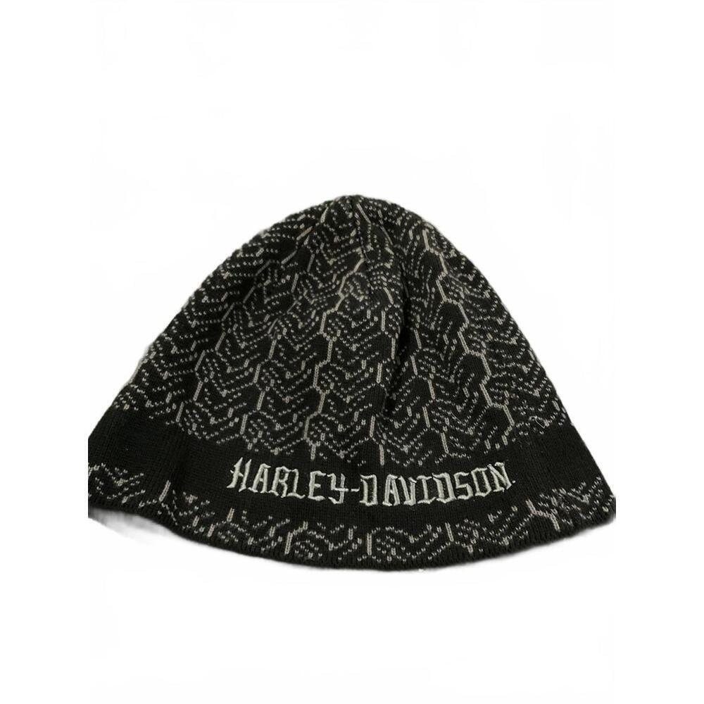Harley-Davidson Black Knit Beanie Hat